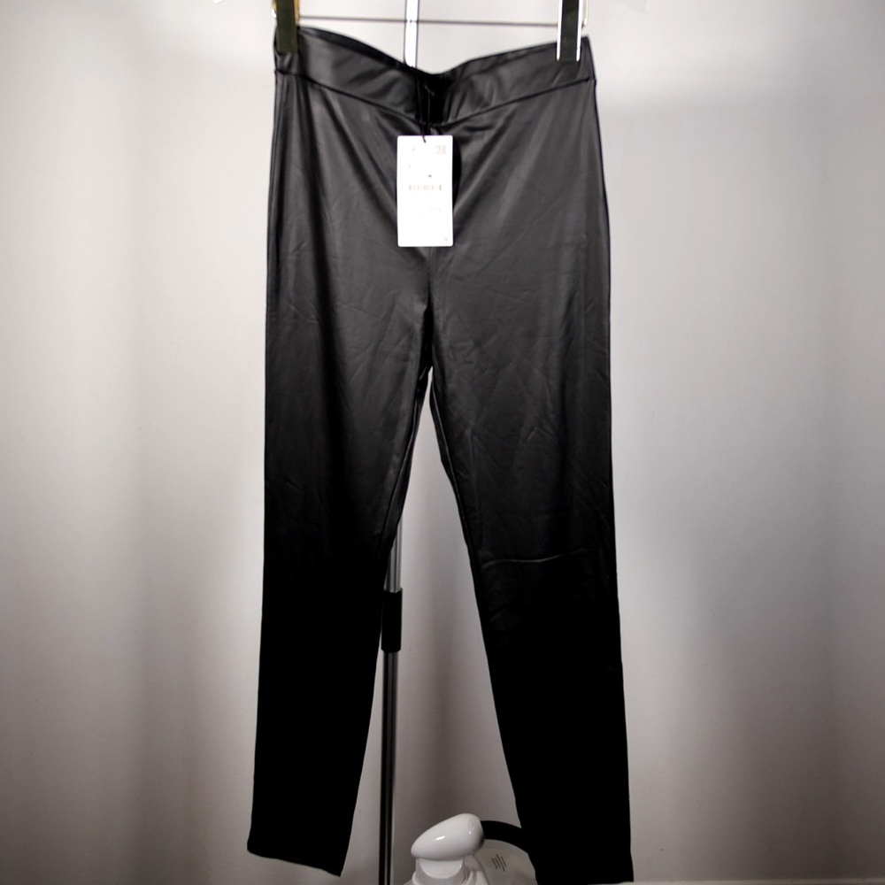Zara faux leather pants